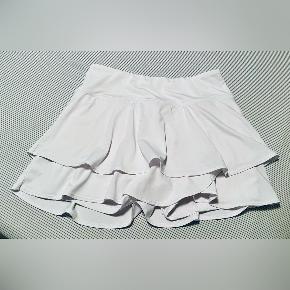Baleaf - Athletic Skort - Tennis - Pickleball- Golf - Sports - White - Large